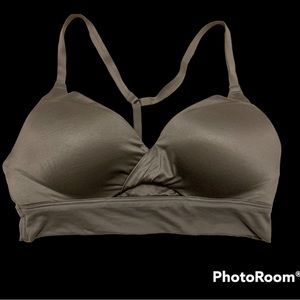 Victorias Secret Uplift No Wire Supersoft Padded Racerback Bra Gray - 32C
